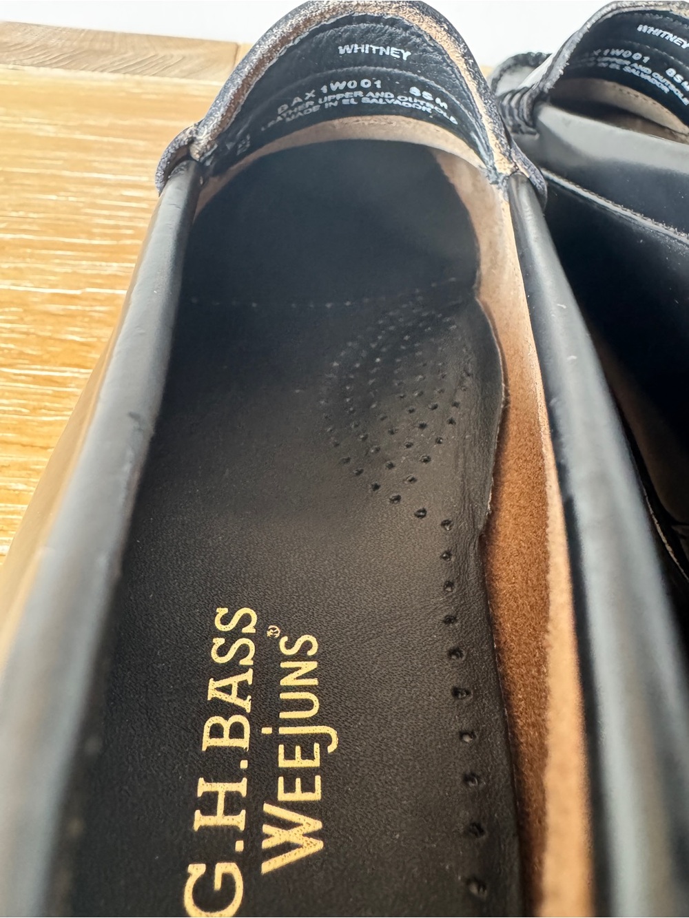 G. H. BASS Women's Whitney Weejuns Penny Loafer Black Size 8.5 - Picture 5 of 16